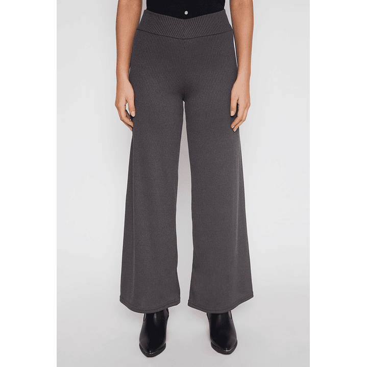 Pantalón Wide Leg Mujer Gris Familyshop 1