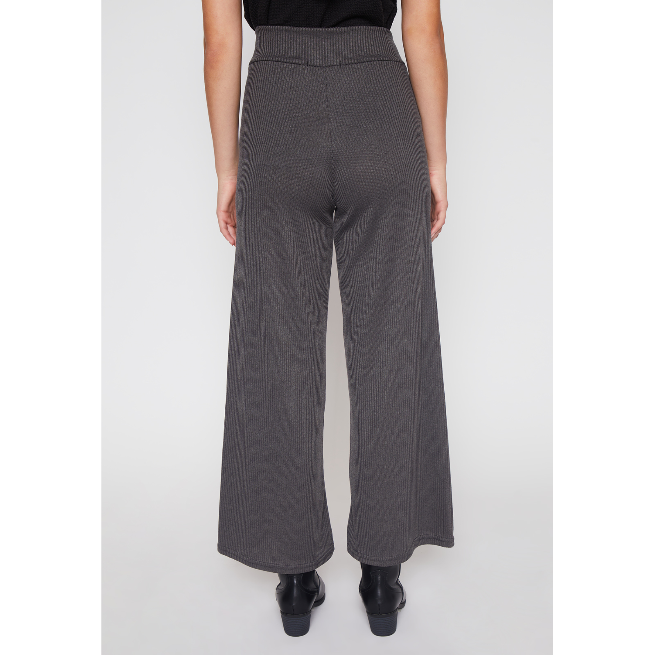 Pantalón Wide Leg Mujer Gris Familyshop 3
