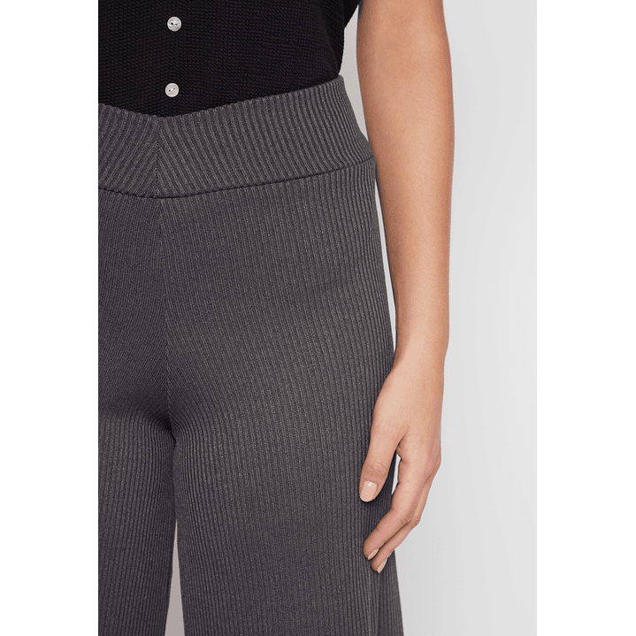 Pantalón Wide Leg Mujer Gris Familyshop 4