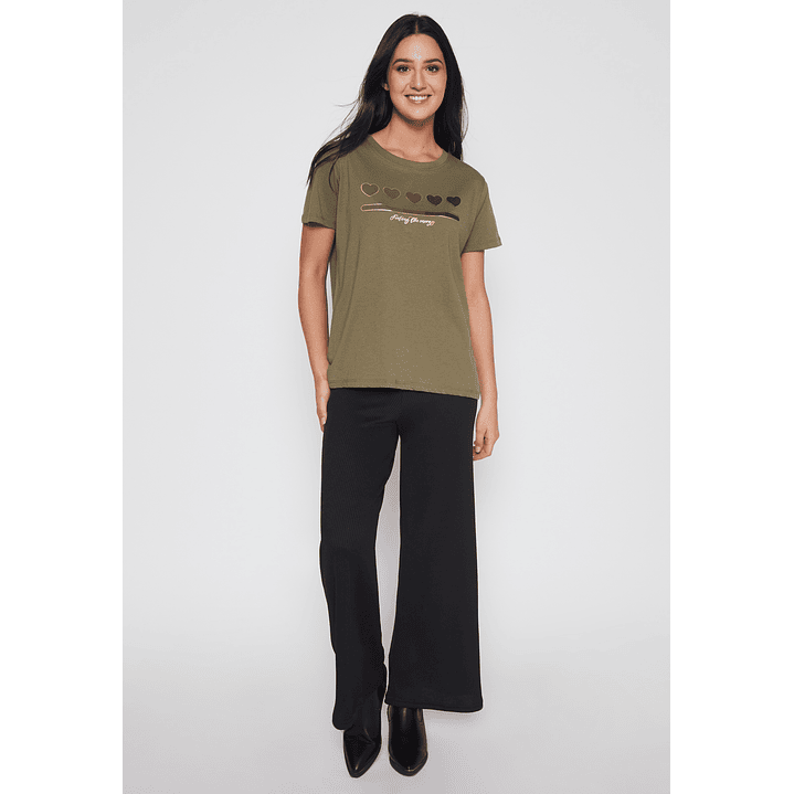 Pantalón Wide Leg Tejido Mujer Negro Familyshop 2