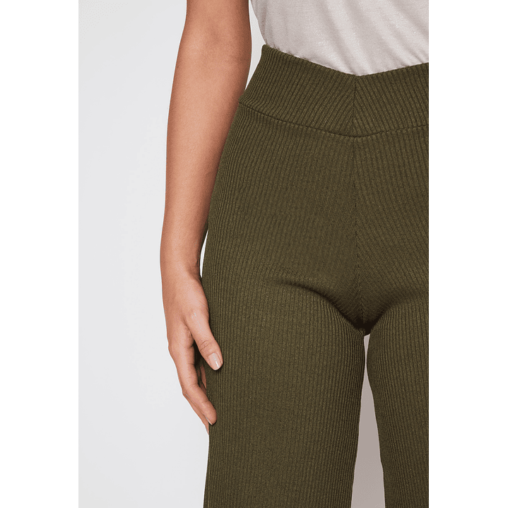 Pantalón Wide Leg Mujer Verde Familyshop 4