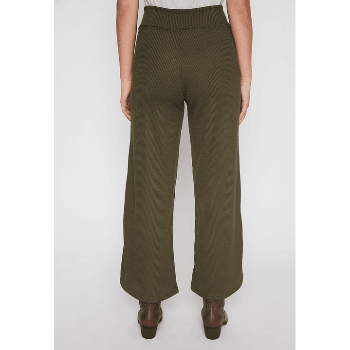 Pantalón Wide Leg Mujer Verde Familyshop 3