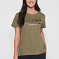 Polera Silver Heart Mujer Verde Familyshop - Miniatura 1