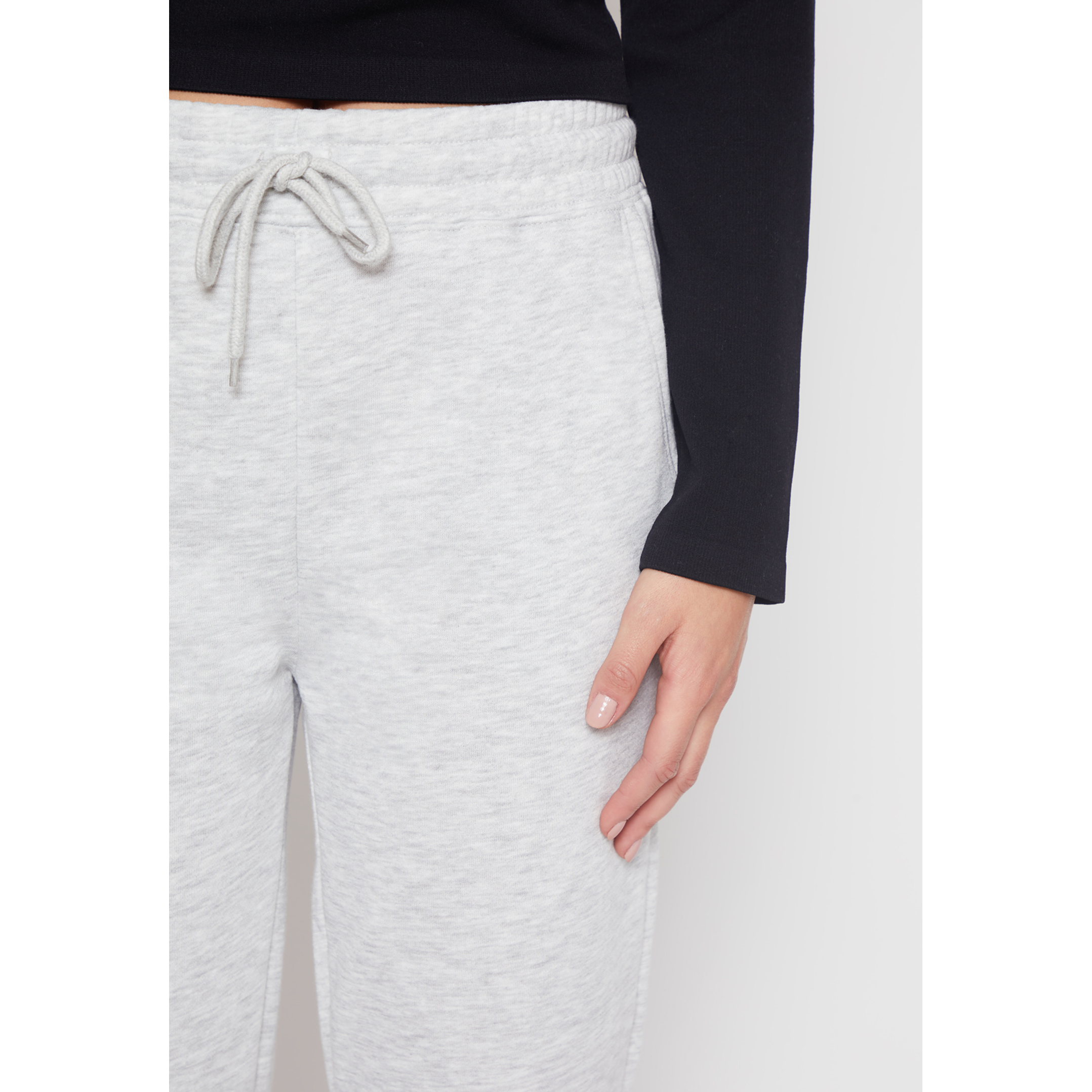 Pantalón Buzo Basic Low Mujer Gris Familyshop 4