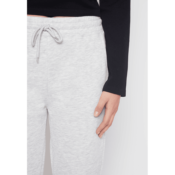 Pantalón Buzo Basic Low Mujer Gris Familyshop 4
