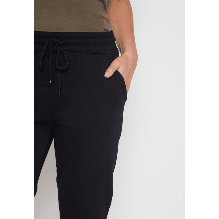 Pantalón Buzo Basic Mujer Negro Familyshop 3