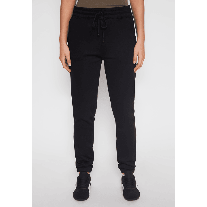 Pantalón Buzo Basic Mujer Negro Familyshop 1