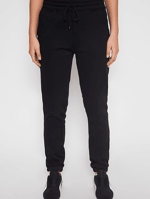 Pantalón Buzo Basic Mujer Negro Familyshop