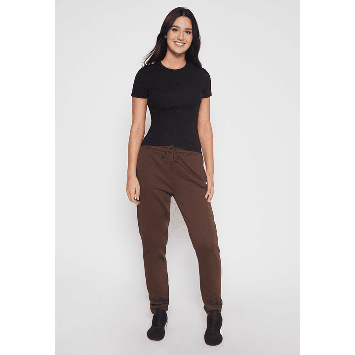 Pantalón Buzo Basic Mujer Café Familyshop 2
