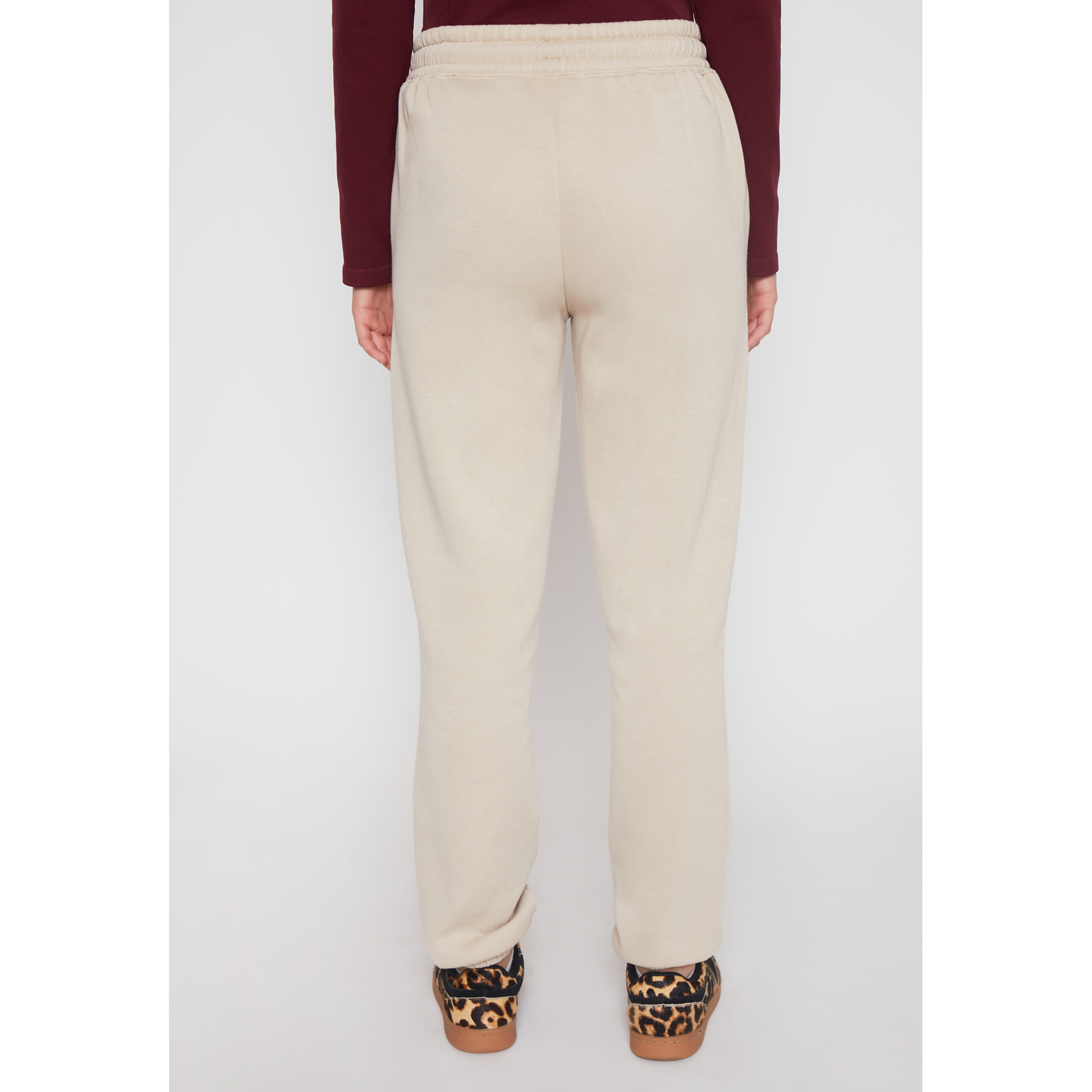Pantalón Buzo Basic Low Mujer Beige Familyshop 3