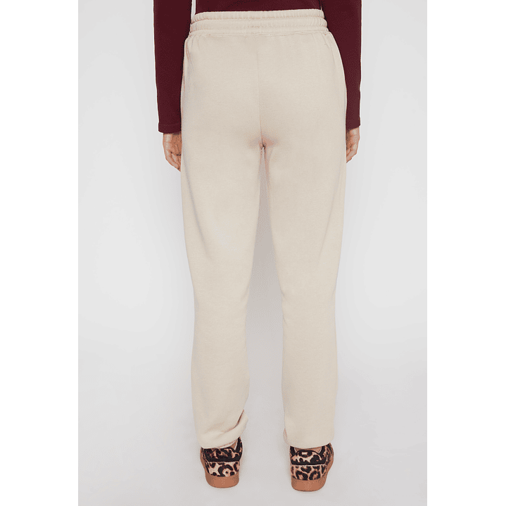 Pantalón Buzo Basic Low Mujer Beige Familyshop 3