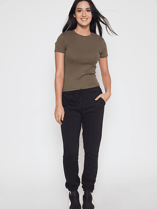 Polera Basic Mujer Verde Familyshop