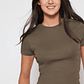 Polera Basic Mujer Verde Familyshop - Miniatura 4