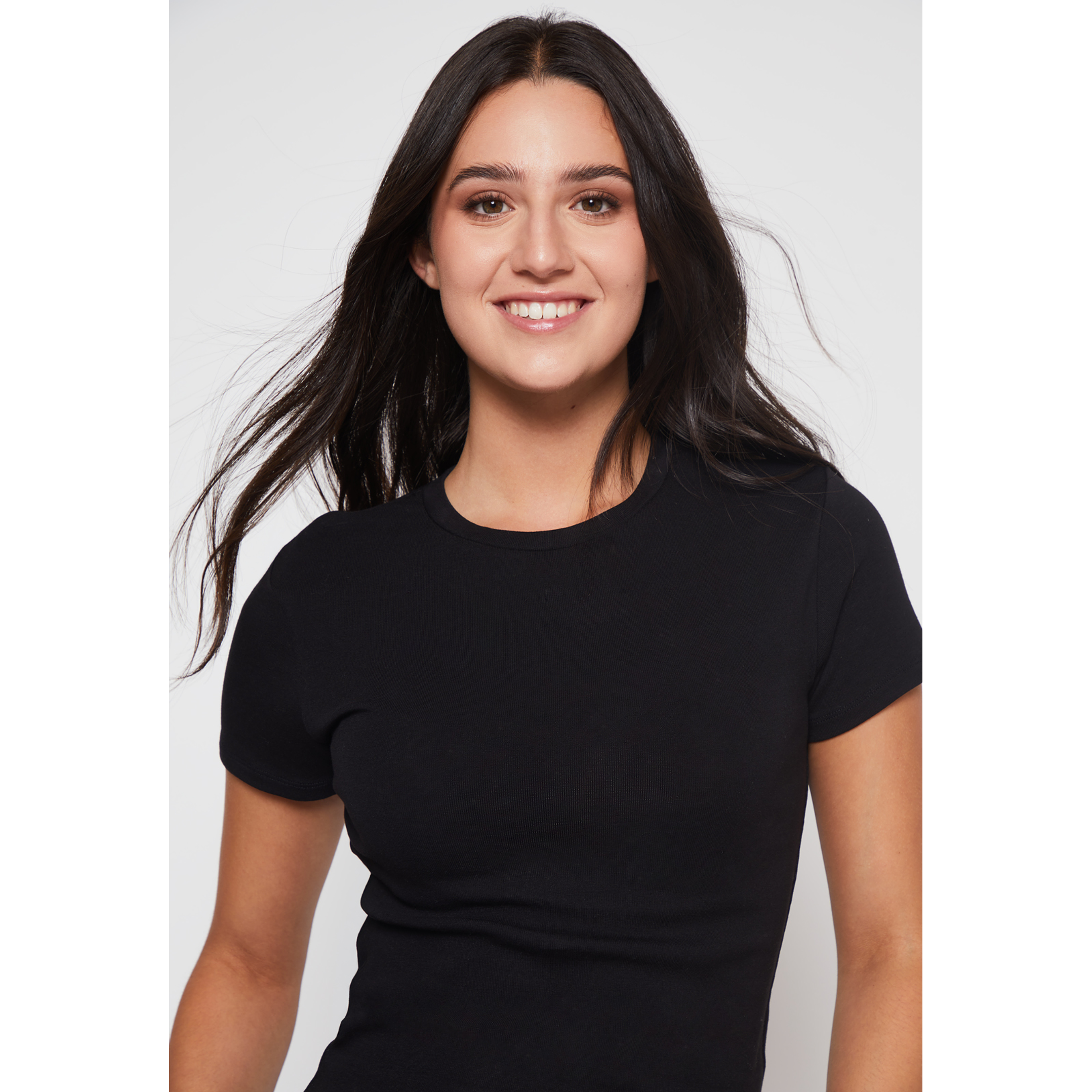 Polera Basic Mujer Negro Familyshop 4