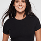Polera Basic Mujer Negro Familyshop - Miniatura 4