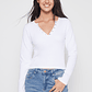 Polera SeamLess Broches Mujer Blanco Familyshop - Miniatura 1