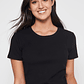 Polera Clásica Mujer Negro Familyshop - Miniatura 3