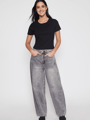 Polera Clásica Mujer Negro Familyshop