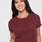 Polera Clásica Mujer Burdeo Familyshop - Miniatura 4