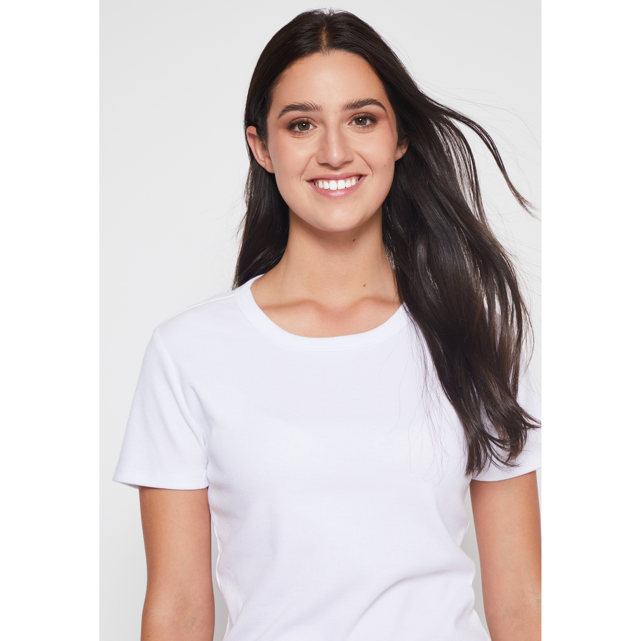 Polera Clásica Mujer Blanco Familyshop 4
