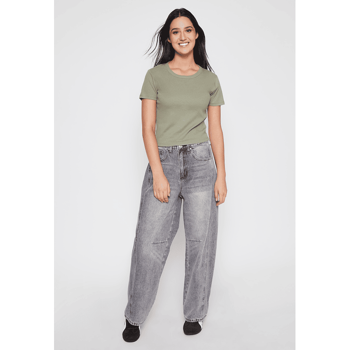 Polera Clásica Mujer Verde Familyshop 2