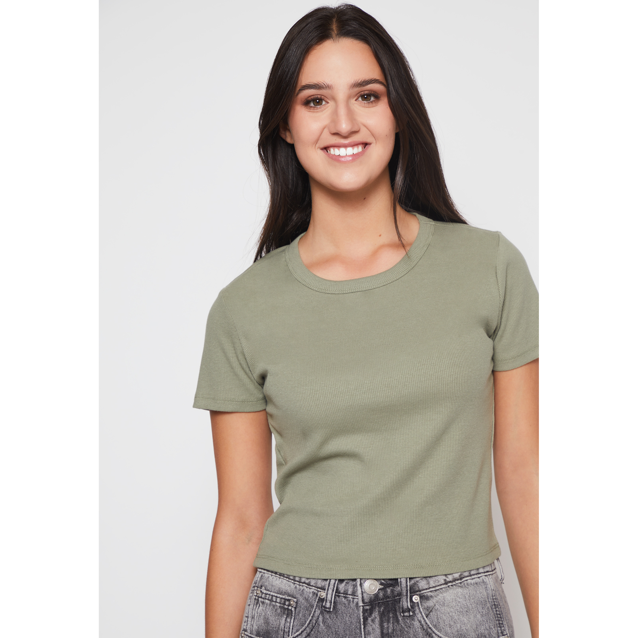 Polera Clásica Mujer Verde Familyshop 3