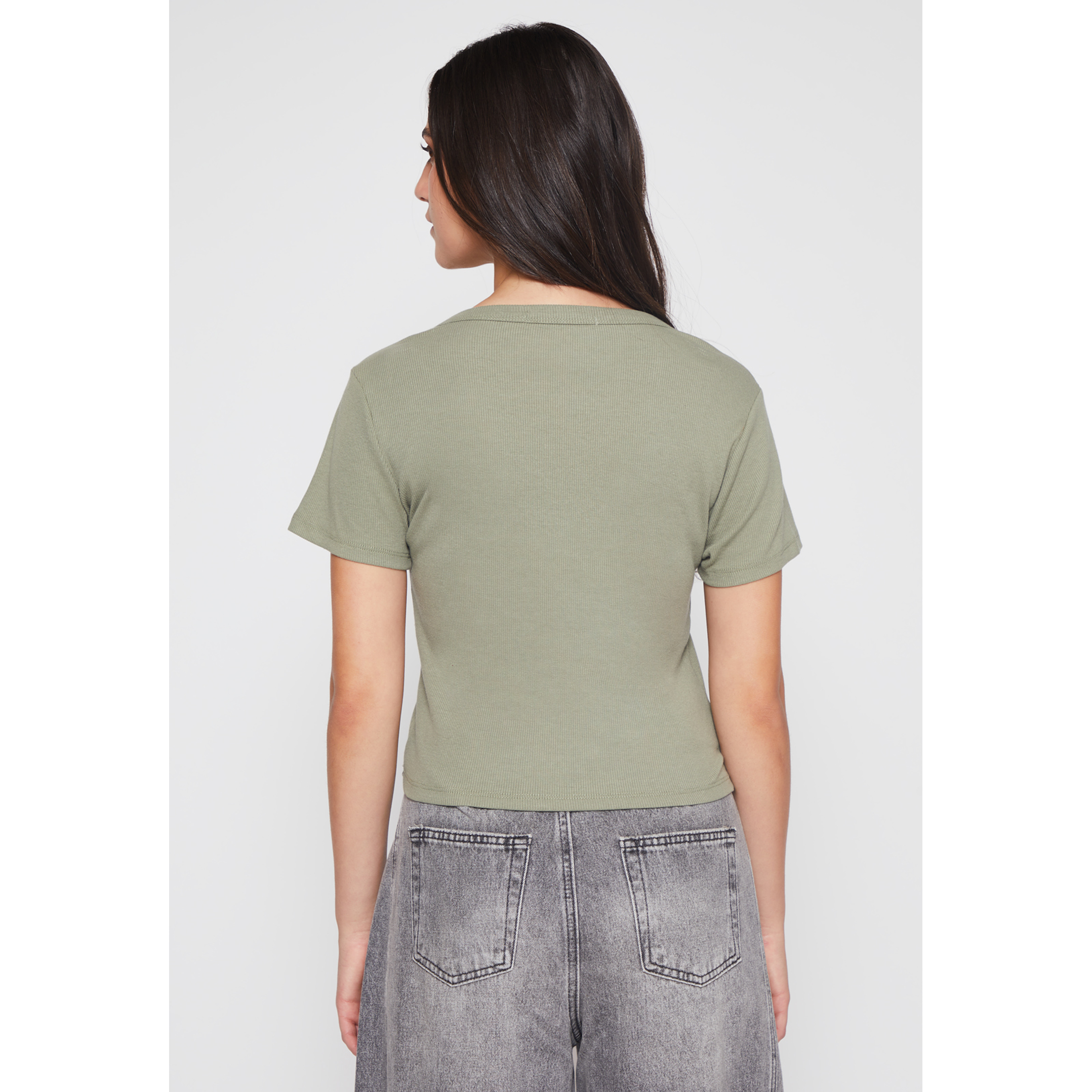Polera Clásica Mujer Verde Familyshop 4