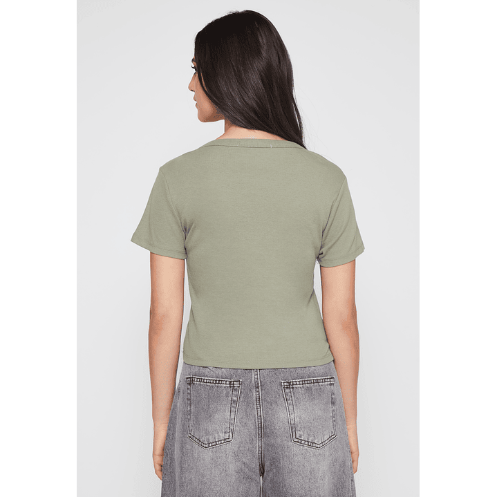 Polera Clásica Mujer Verde Familyshop 4