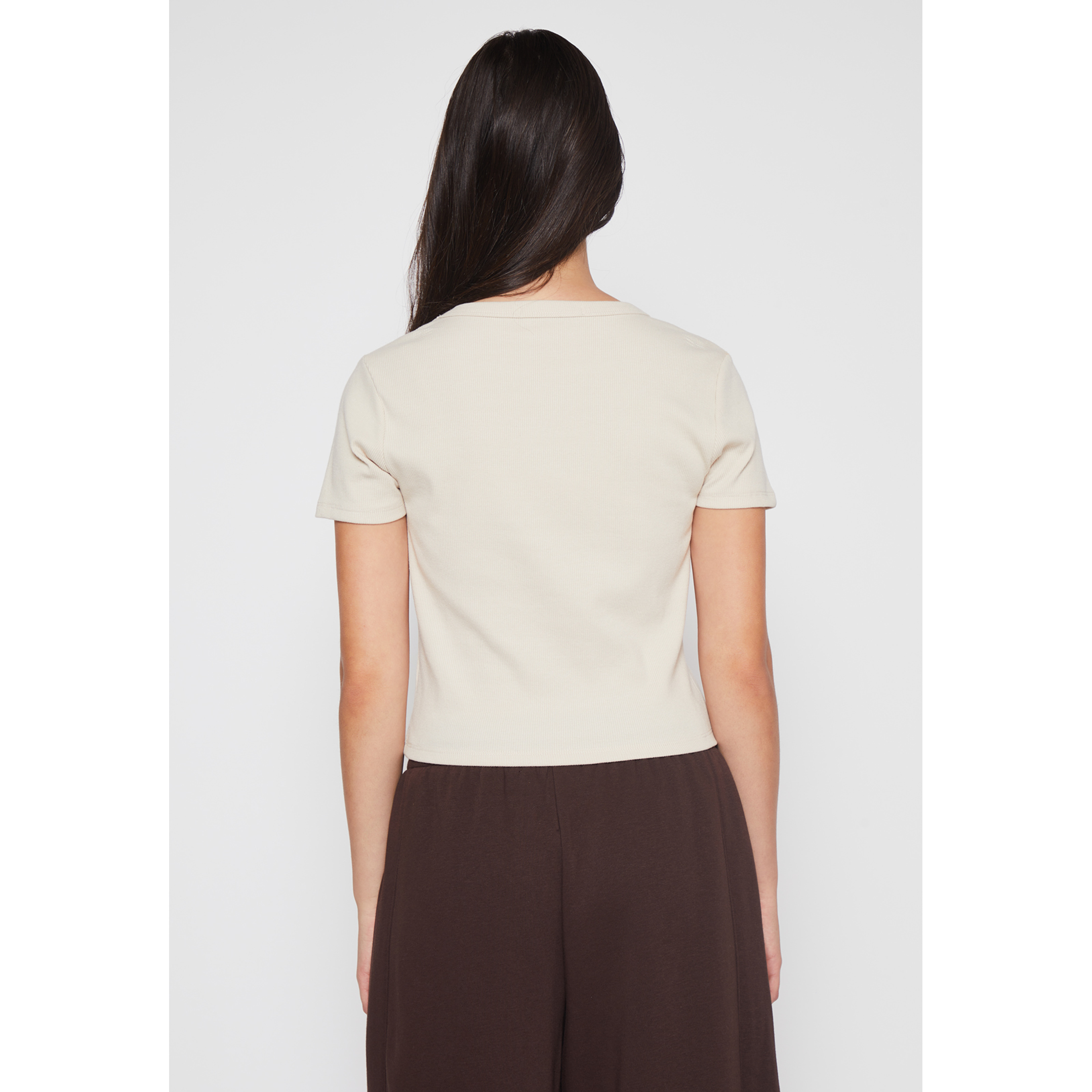 Polera Clásica Mujer Beige Familyshop 3
