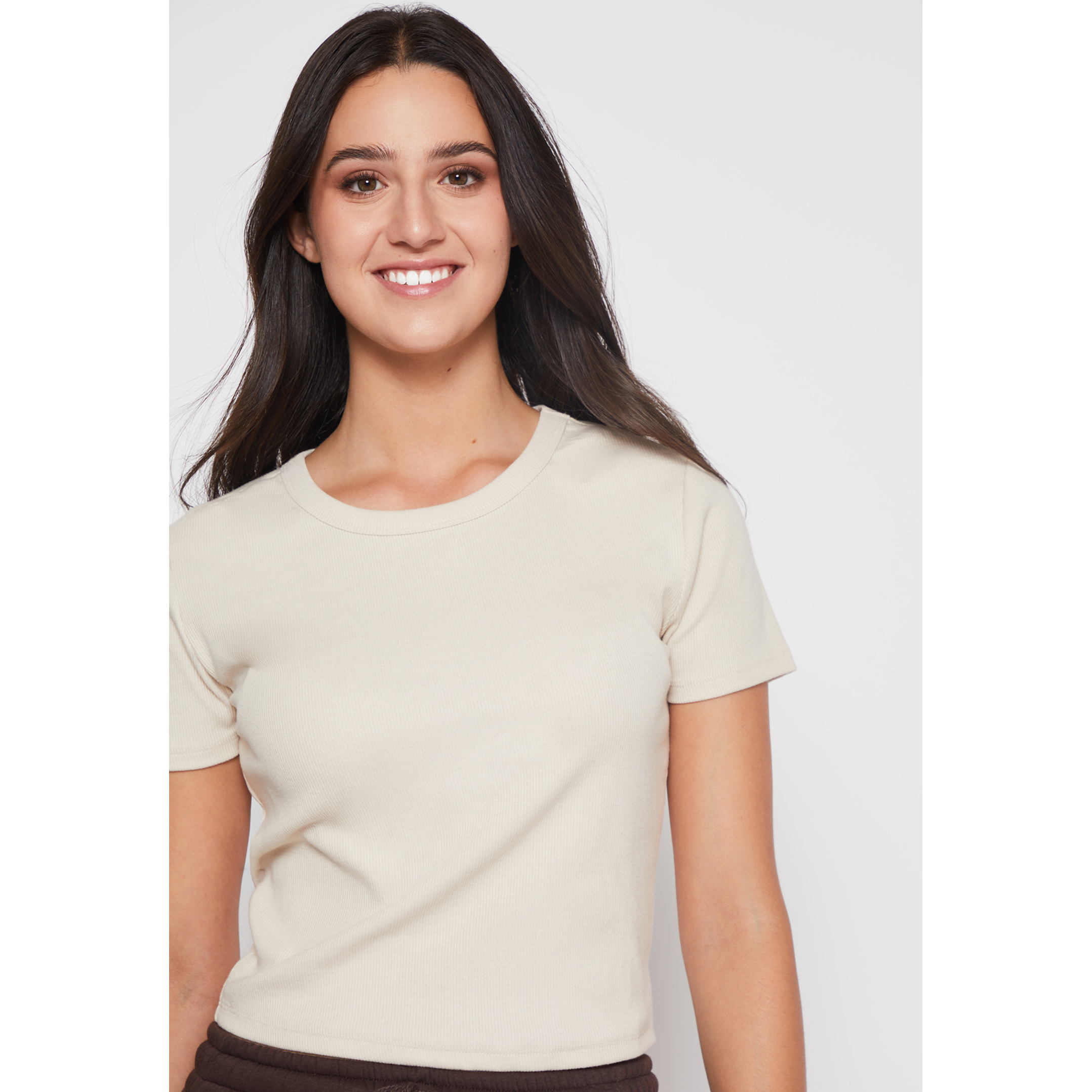 Polera Clásica Mujer Beige Familyshop 4