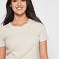 Polera Clásica Mujer Beige Familyshop - Miniatura 4