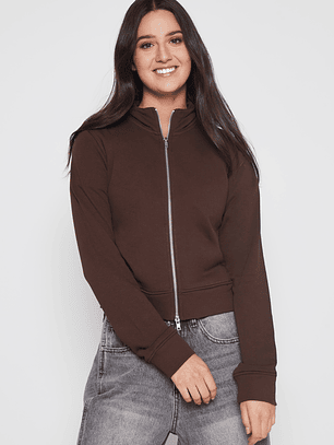 Polerón Ajustado Mujer Café Familyshop