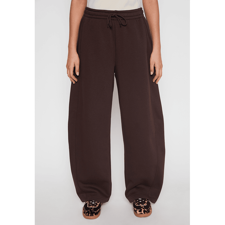 Pantalón Buzo Barrel Mujer Café Familyshop 1