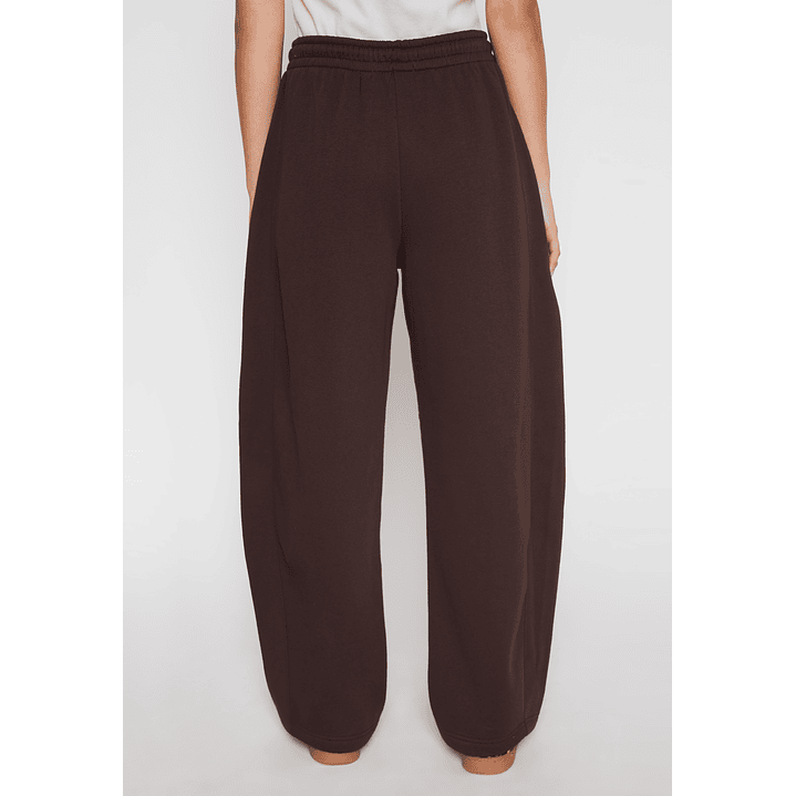 Pantalón Buzo Barrel Mujer Café Familyshop 3