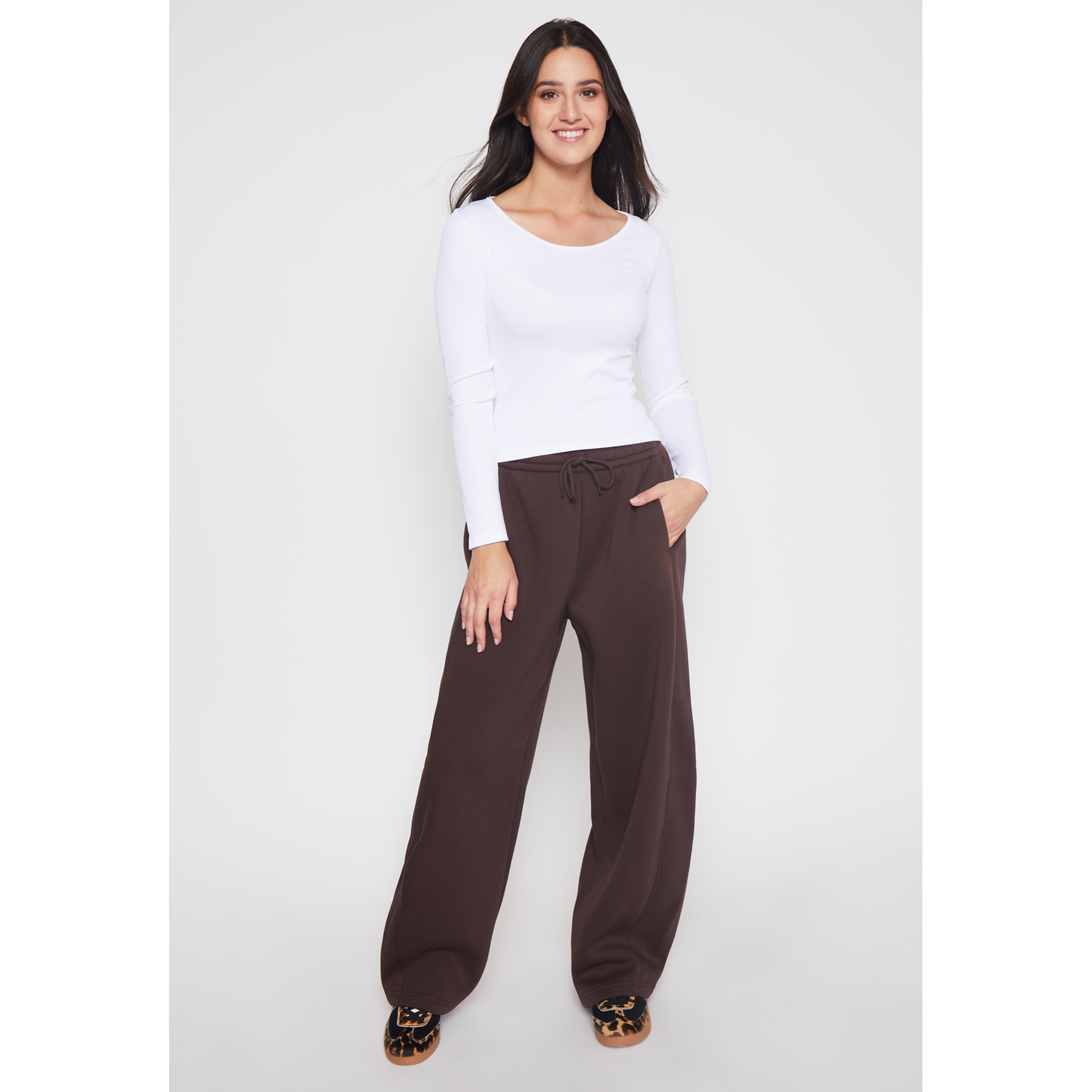 Polera SeamLess Manga Larga Mujer Blanco Familyshop 2