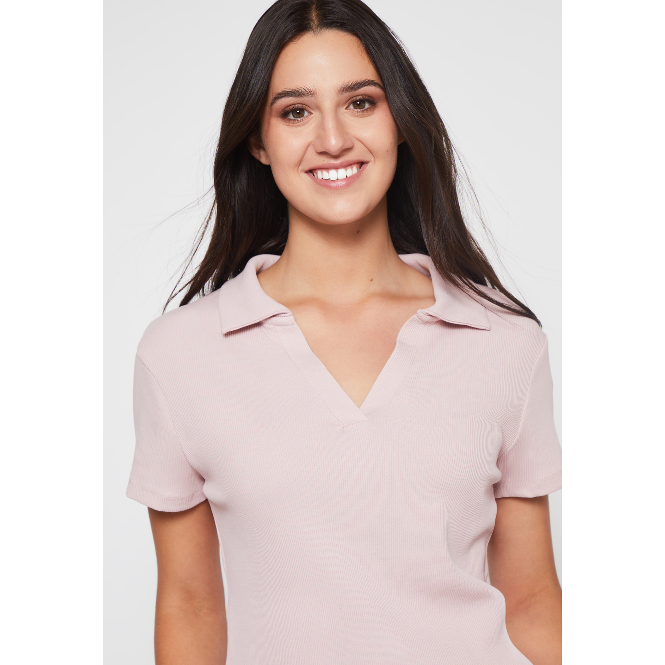 Polera Cuello Mujer Rosado Familyshop 4