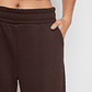 Pantalón Buzo Wide Leg Recto Mujer Café Familyshop - Miniatura 4