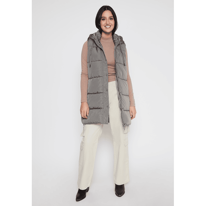 Parka Franjas Mujer Verde Familyshop 2