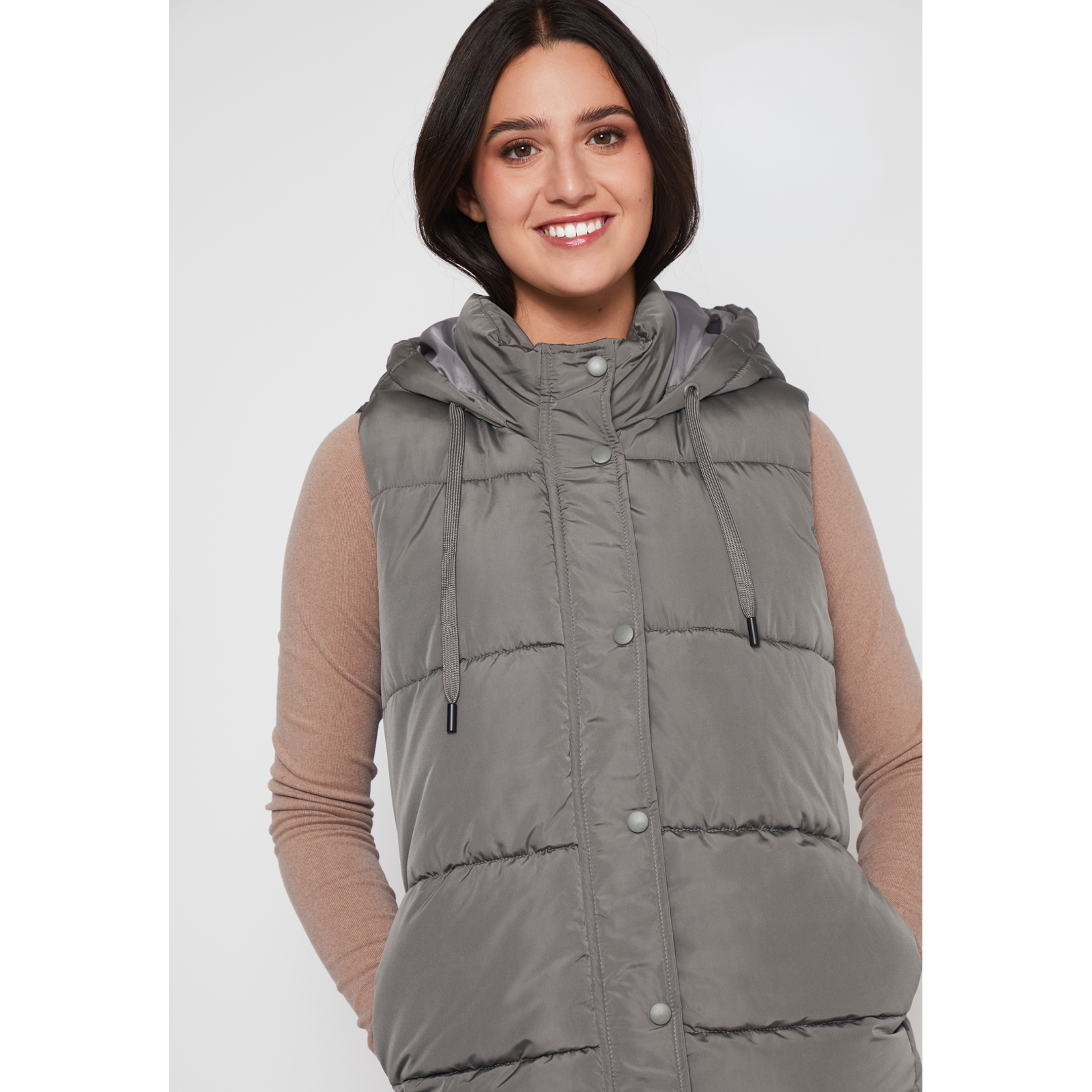 Parka Franjas Mujer Verde Familyshop 4