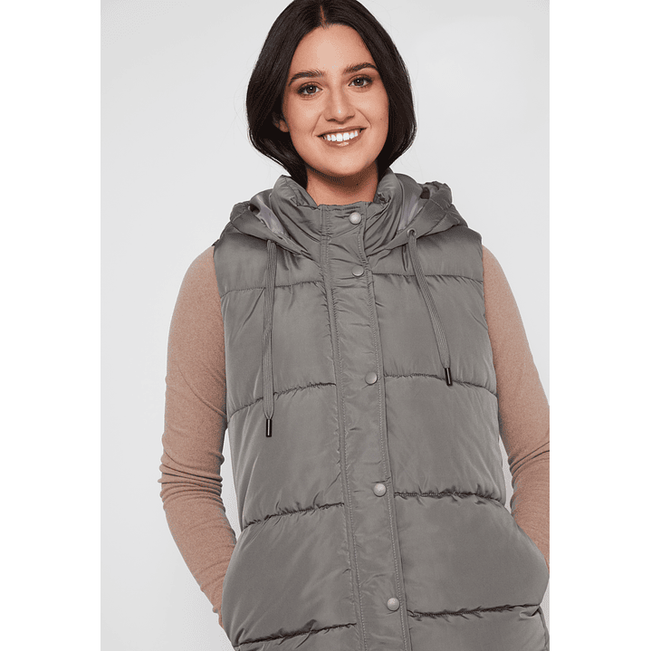 Parka Franjas Mujer Verde Familyshop 4