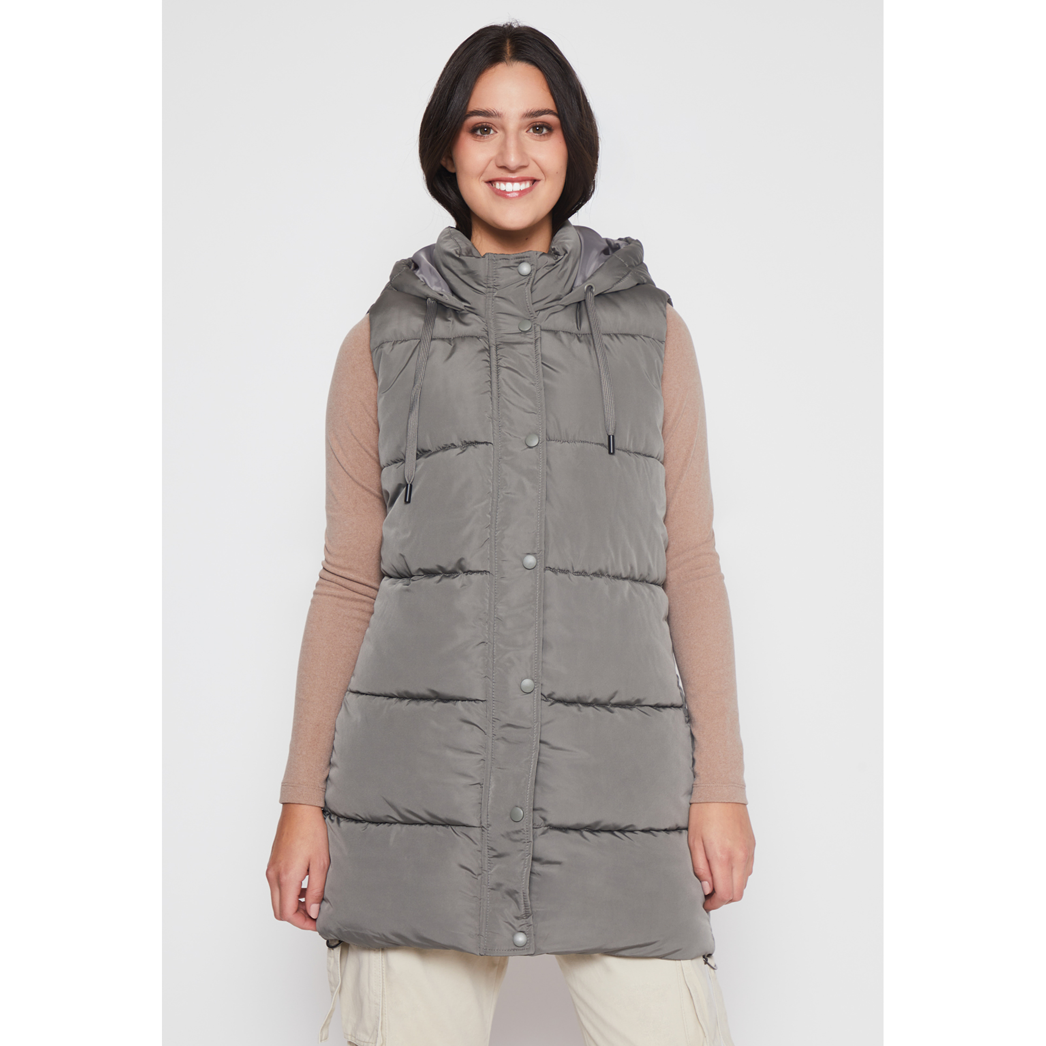 Parka Franjas Mujer Verde Familyshop 1