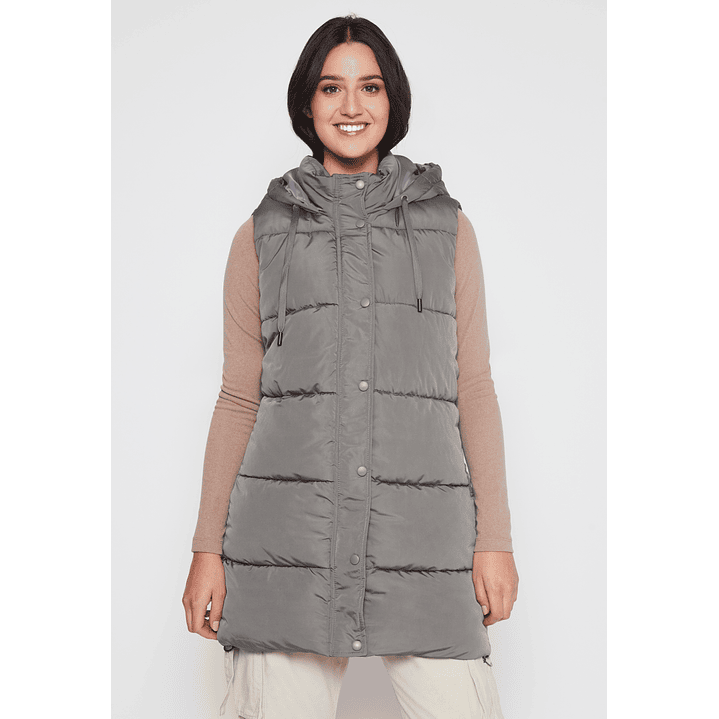 Parka Franjas Mujer Verde Familyshop 1