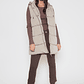 Parka Franjas Mujer Beige Familyshop - Miniatura 2