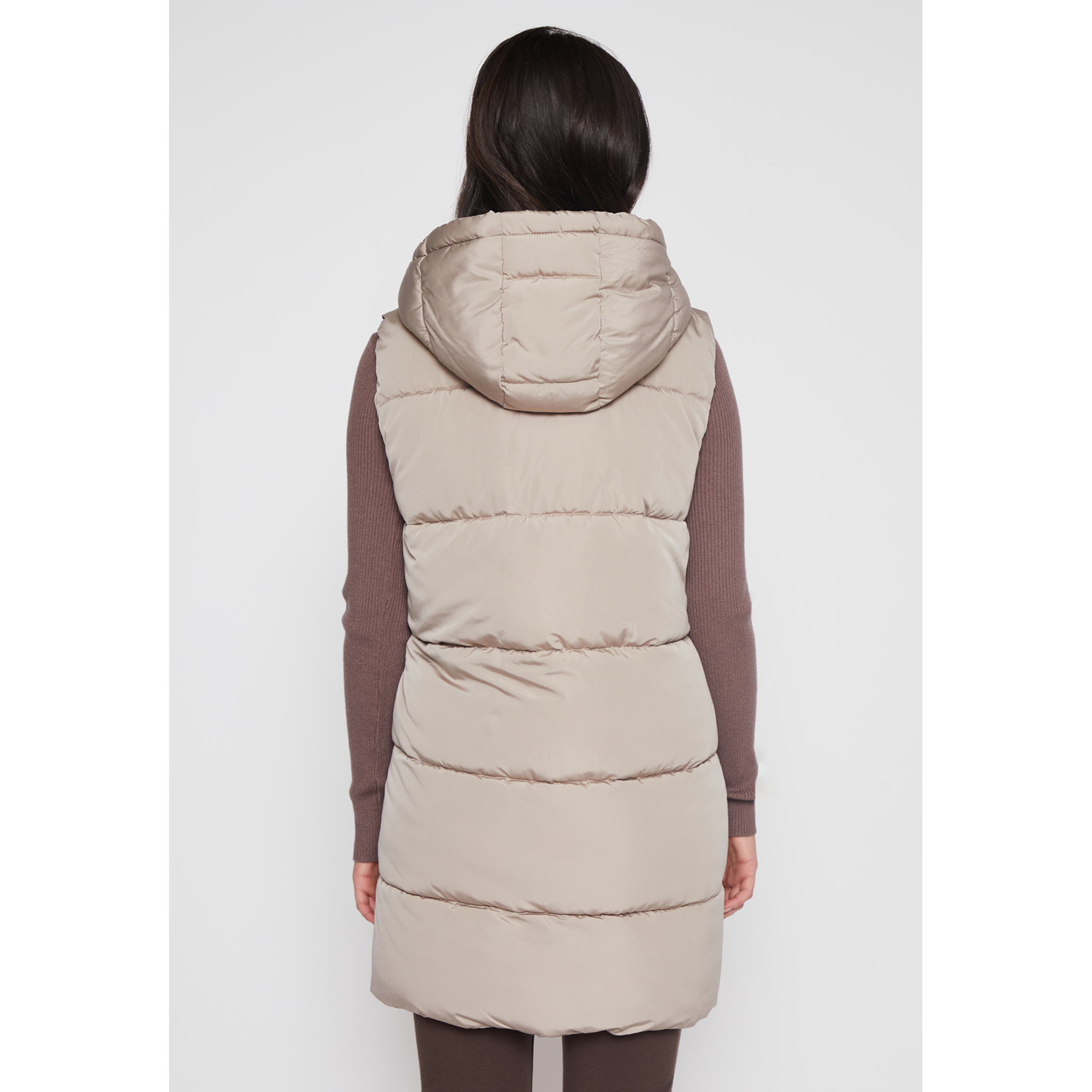 Parka Franjas Mujer Beige Familyshop 4
