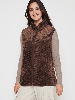 Polar Peludo Sin Manga Mujer Café Familyshop