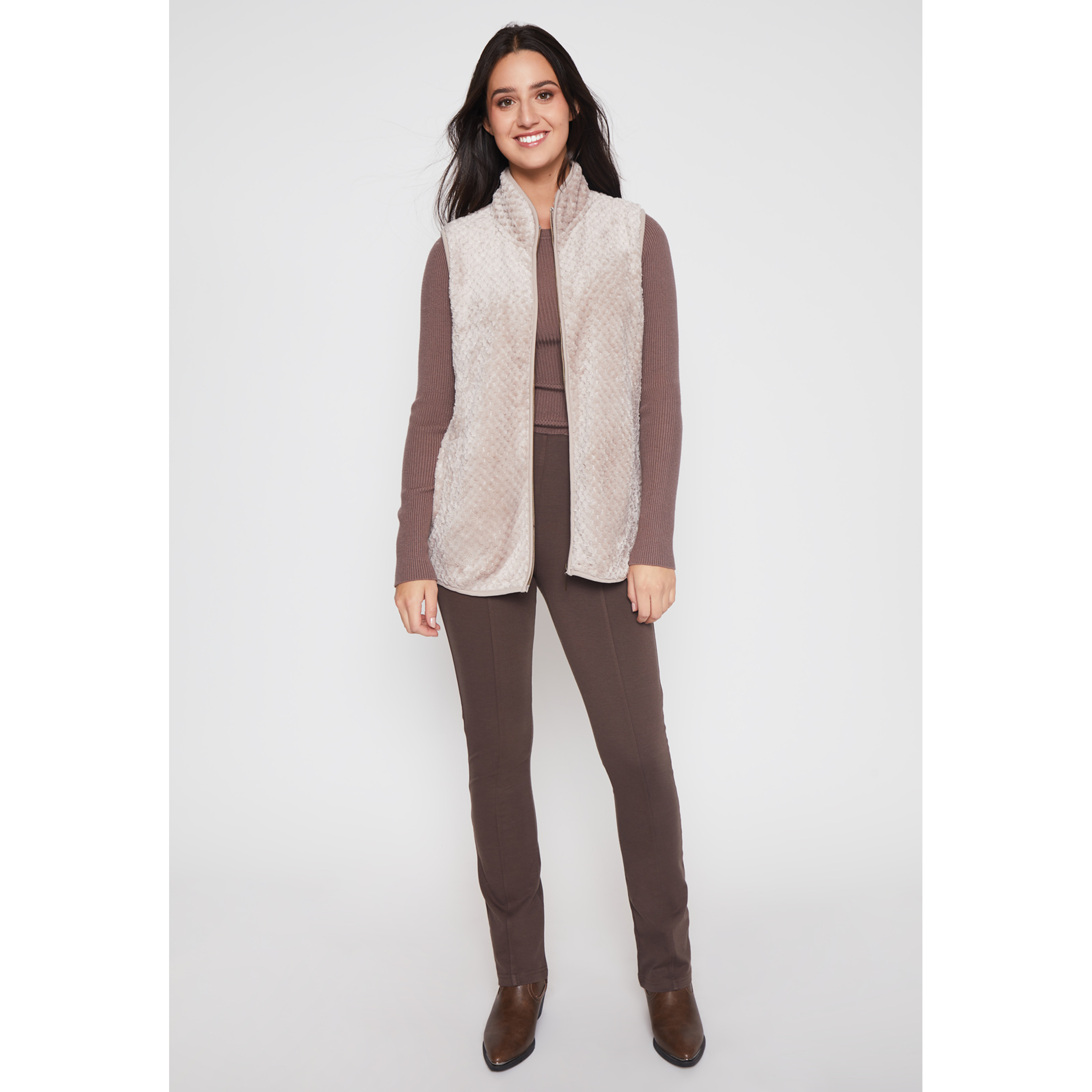 Polar Peludo Sin Manga Mujer Arena Familyshop 2