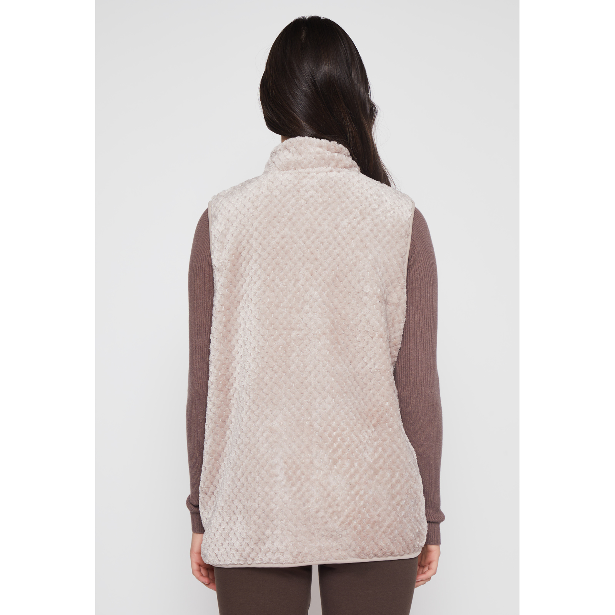 Polar Peludo Sin Manga Mujer Arena Familyshop 4