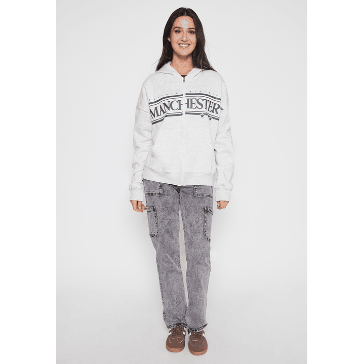 Polerón Manchester Mujer Gris Familyshop 2