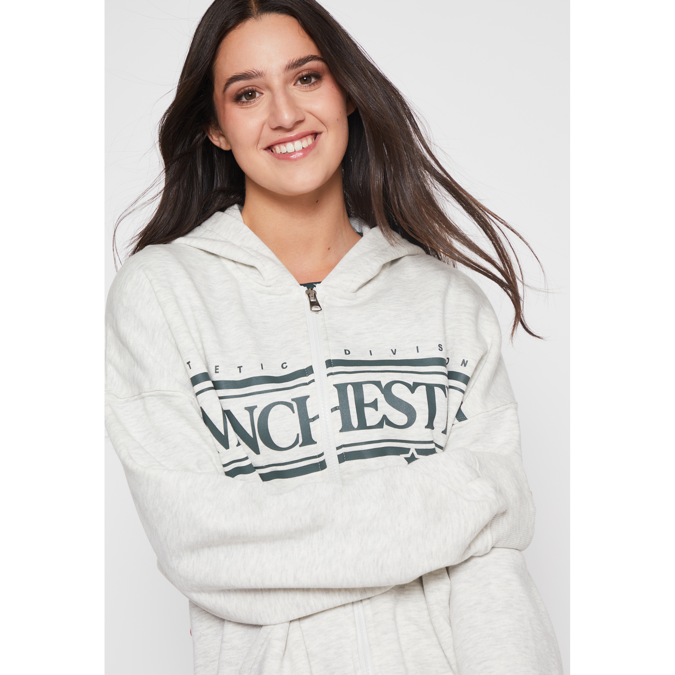 Polerón Manchester Mujer Gris Familyshop 4