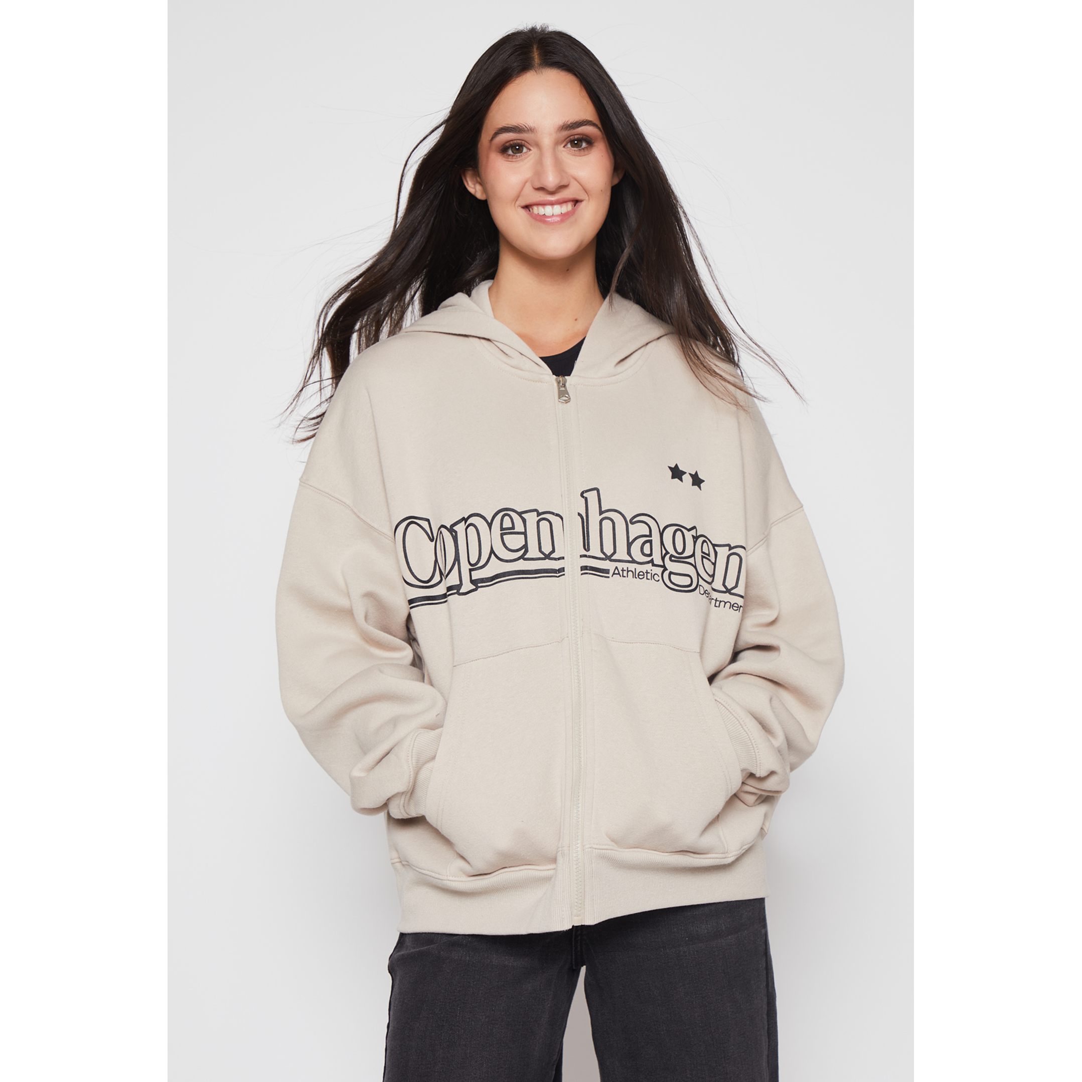 Polerón Copenhague Mujer Beige Familyshop 1